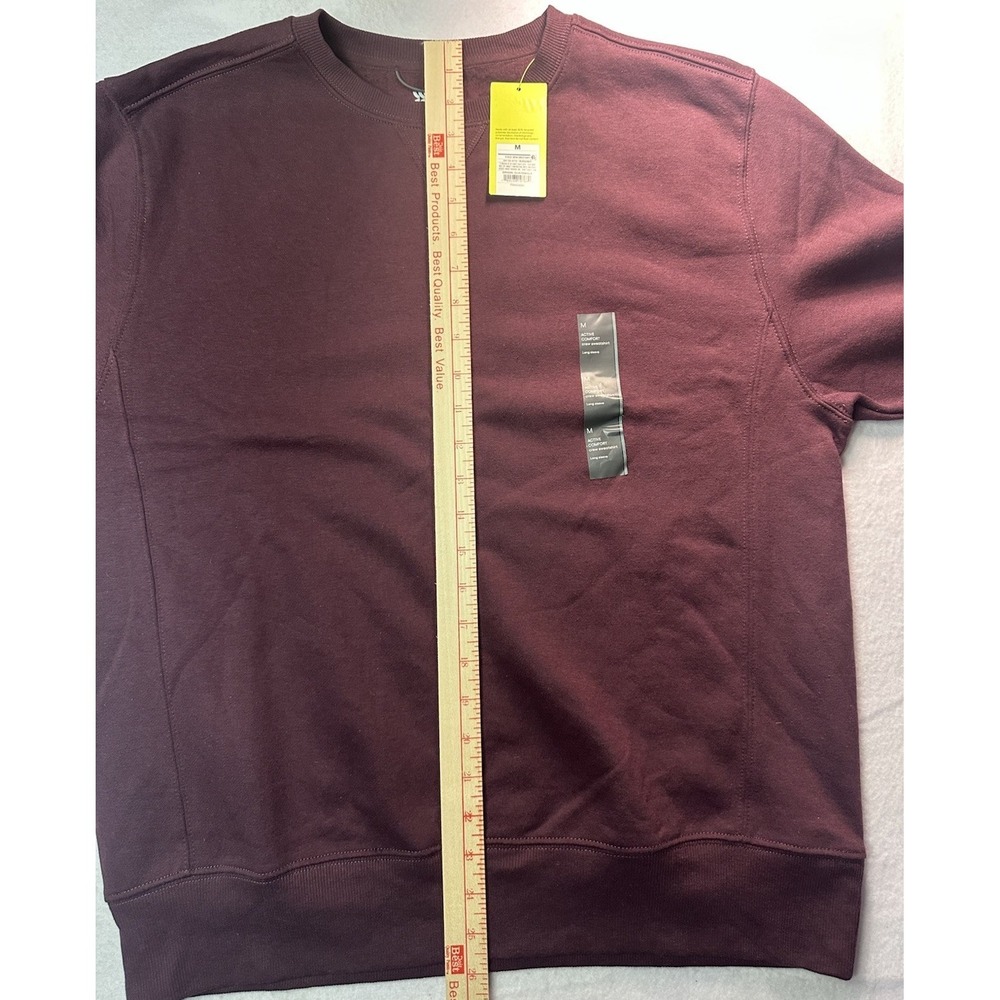 All In Motion Maroon Sweatshirt Size M - Picture 7 of 9